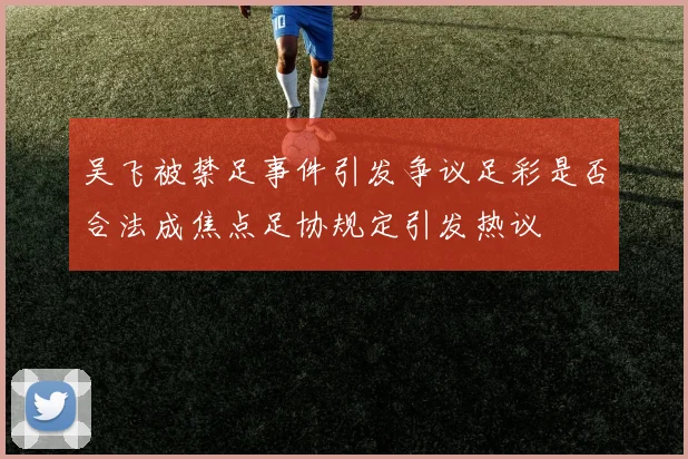 吴飞被禁足事件引发争议足彩是否合法成焦点足协规定引发热议